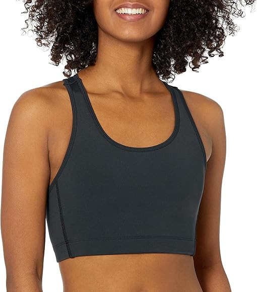 Amazon Essentials Women's Active Sculpt Medium Support Racerback Sports Bra | Amazon (US)