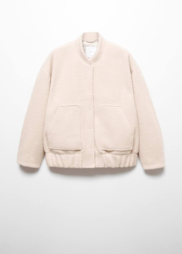 Oversized bomber jacket -  Women | Mango United Kingdom | MANGO (UK)
