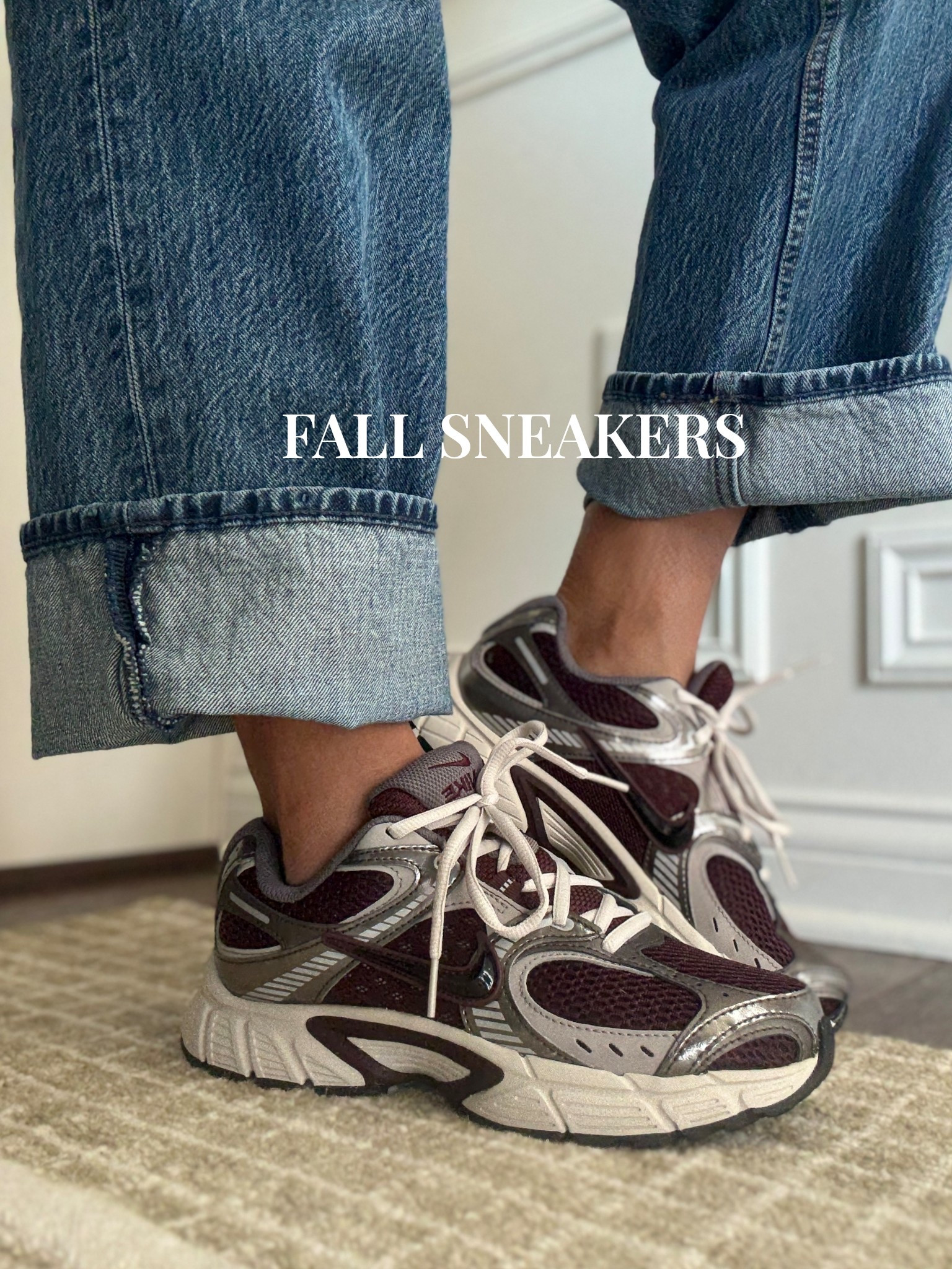 Burgundy fall sneakers, that happened to have all my colors in my True Winter season?? YES PLEASE! 

#LTKActive #LTKShoeCrush #LTKSeasonal