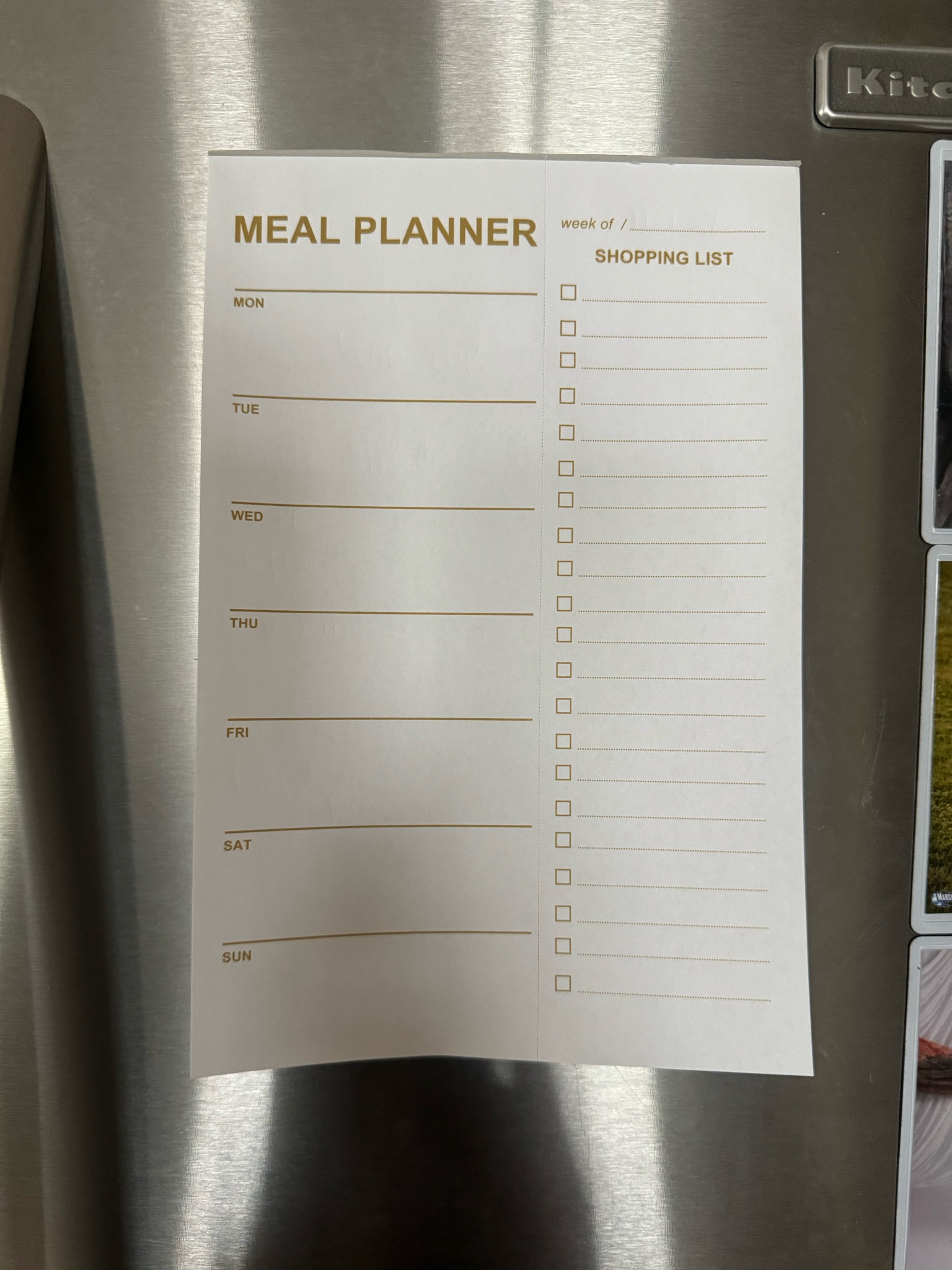 Love this weekly menu magnetic fridge planner. I can easily plan my meals for the week and the groceries that I need for it. 

#LTKfindsunder50 #LTKhome #LTKGiftGuide