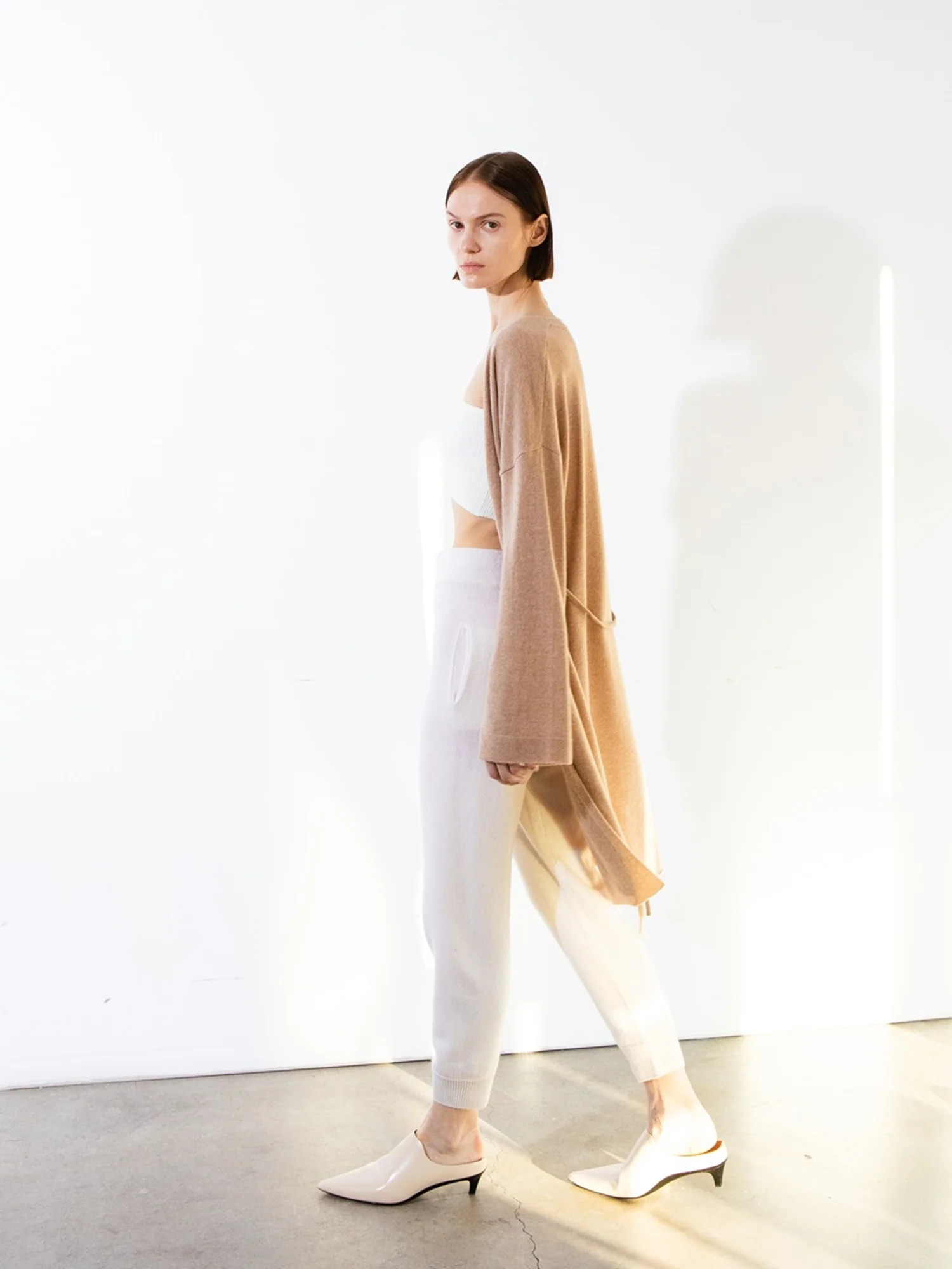 Long Cardigan_Camel | Pure Cashmere
