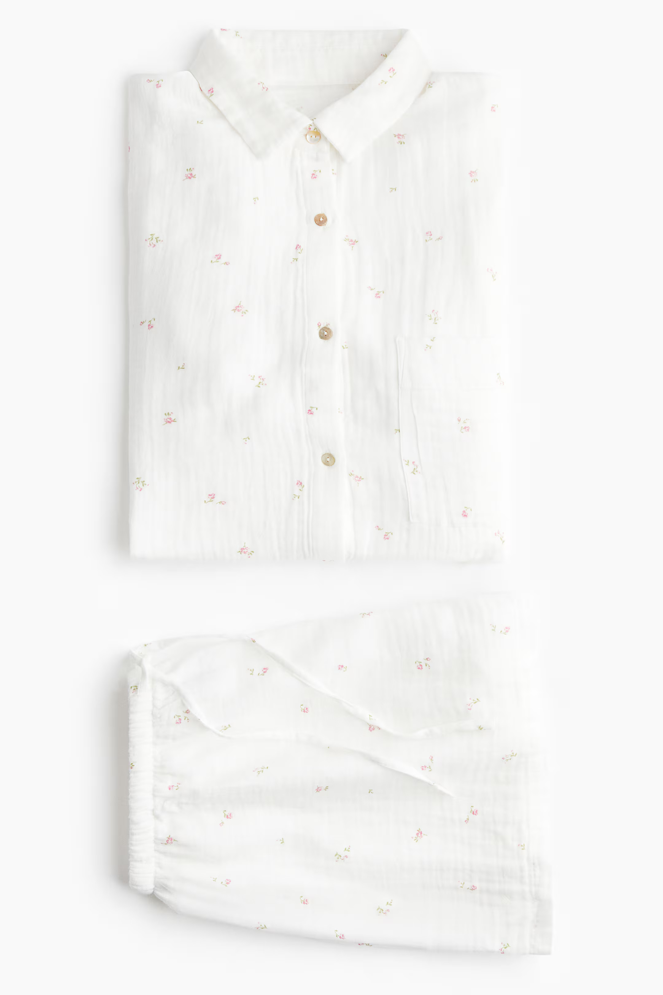Pyjama shirt and shorts | H&M (UK, MY, IN, SG, PH, TW, HK)