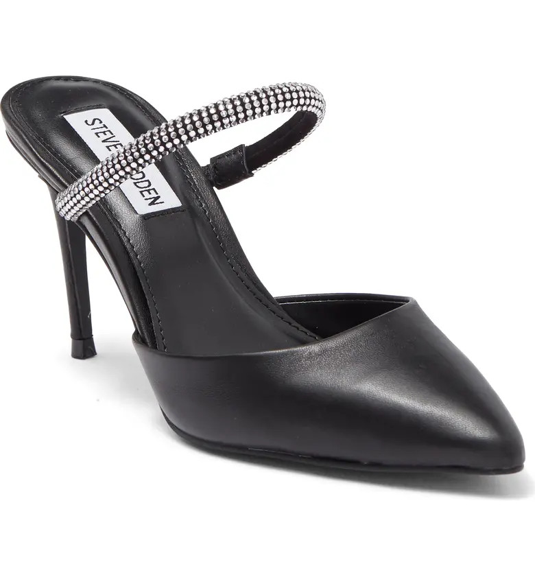 Steve Madden Laced Rhinestone Strap Pump | Nordstromrack | Nordstrom Rack