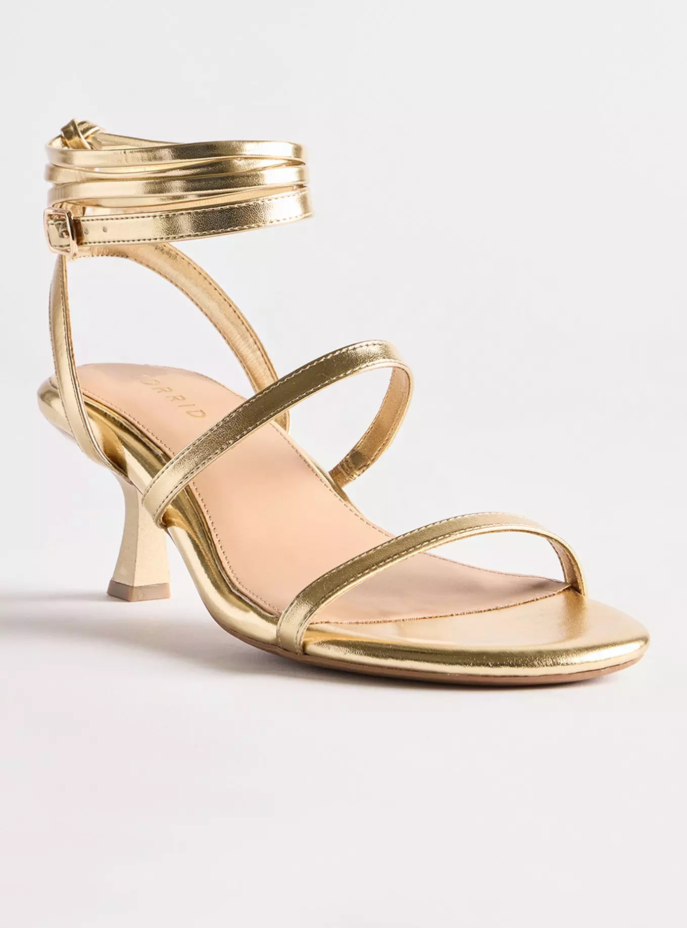 Strappy Wrap Heeled Sandal (WW) | Torrid (US & Canada)
