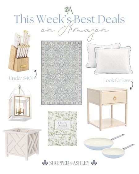 This week’s best deals on Amazon! 

Amazon home, Amazon finds, found it on Amazon, Grandmillennial, coastal Grandmillennial, blue and white, blue and green, coastal grandmother, coastal grandma 

#LTKSaleAlert #LTKHome
