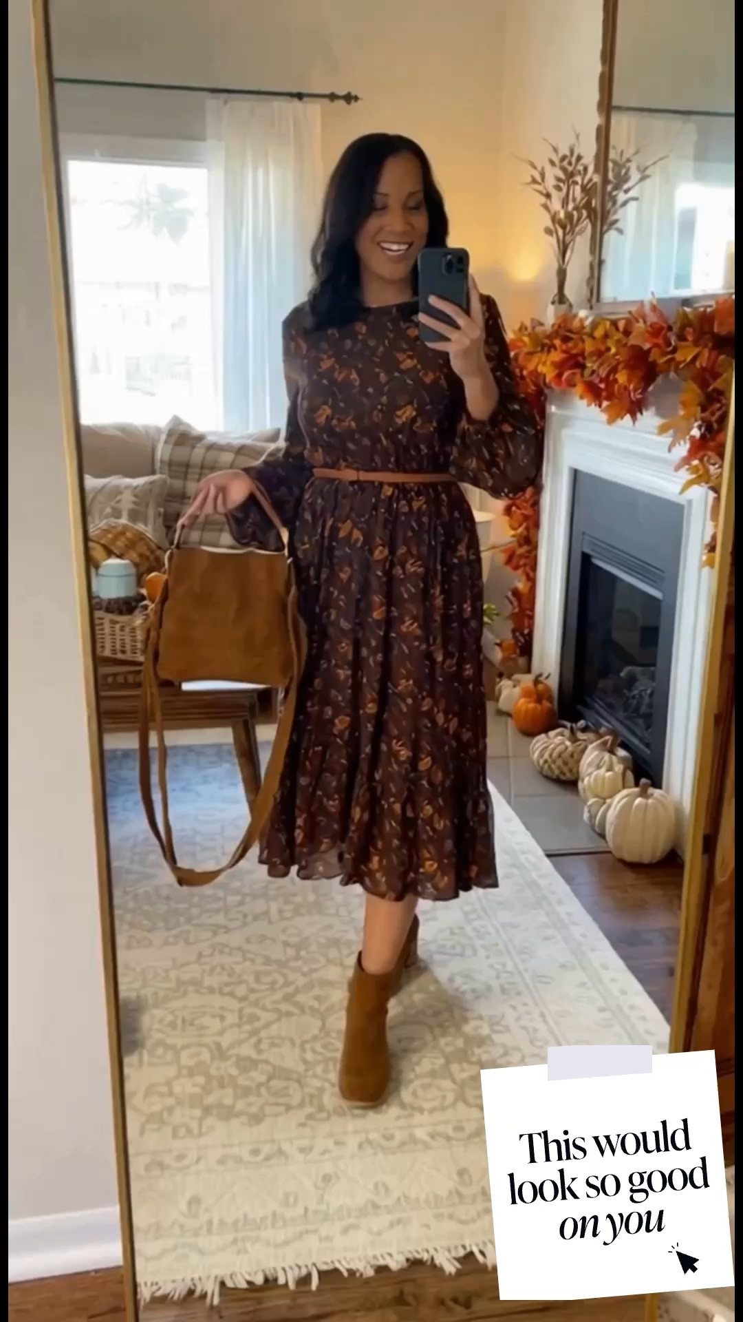 Thanksgiving inspiration what’s already in your closet that you bought for Thanksgiving if you are trying to pull out Thanksgiving the host style dress that can go with any sweet purse. Let me help you style for tomorrow take out that dress pair it with a brown skinny belt or a belt that you know that you already have take ankle boots that you have in your closet, black or brown doesn’t matter Pair it with a suede purse if you need to run to target girl go ahead if you need to overnight Amazon, I can help you with links there too look fierce for Thanksgiving. Here are some options belobell

#LTKvlog #LTKHoliday #LTKSeasonal