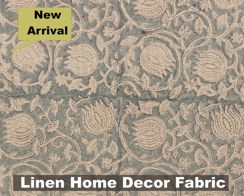 Home Decor Ultra premium luxury thick linen-off white thick linen for Cushion, upholstery | 58" w... | Etsy (US)