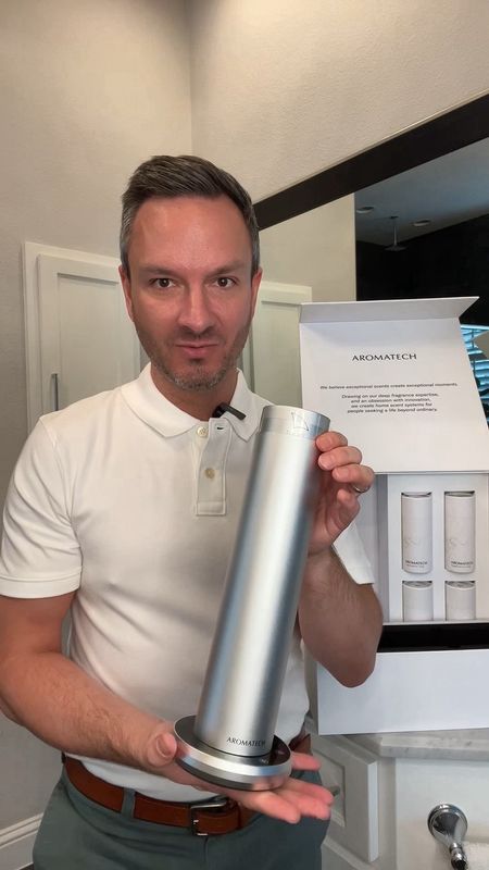 Unbox our new AromaTech AroMini BT. This will fit perfectly in our bathroom suite and with its innovative cold-air diffuser the scents are dispersed using filtered air rather than water or heat to create a cleaner, more consistent scent experience! #ad #aromatech

#LTKVideo #LTKhome