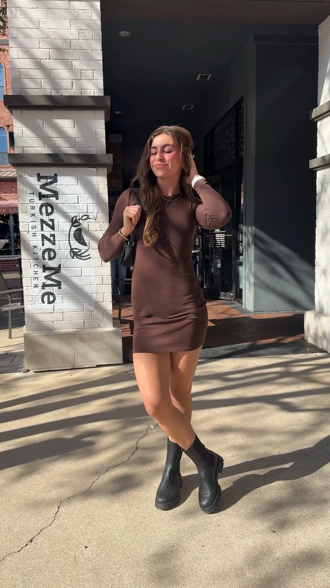 zara long sleeve dress & steve madden boots!

#LTKFindsUnder100 #LTKSeasonal #LTKPetite
