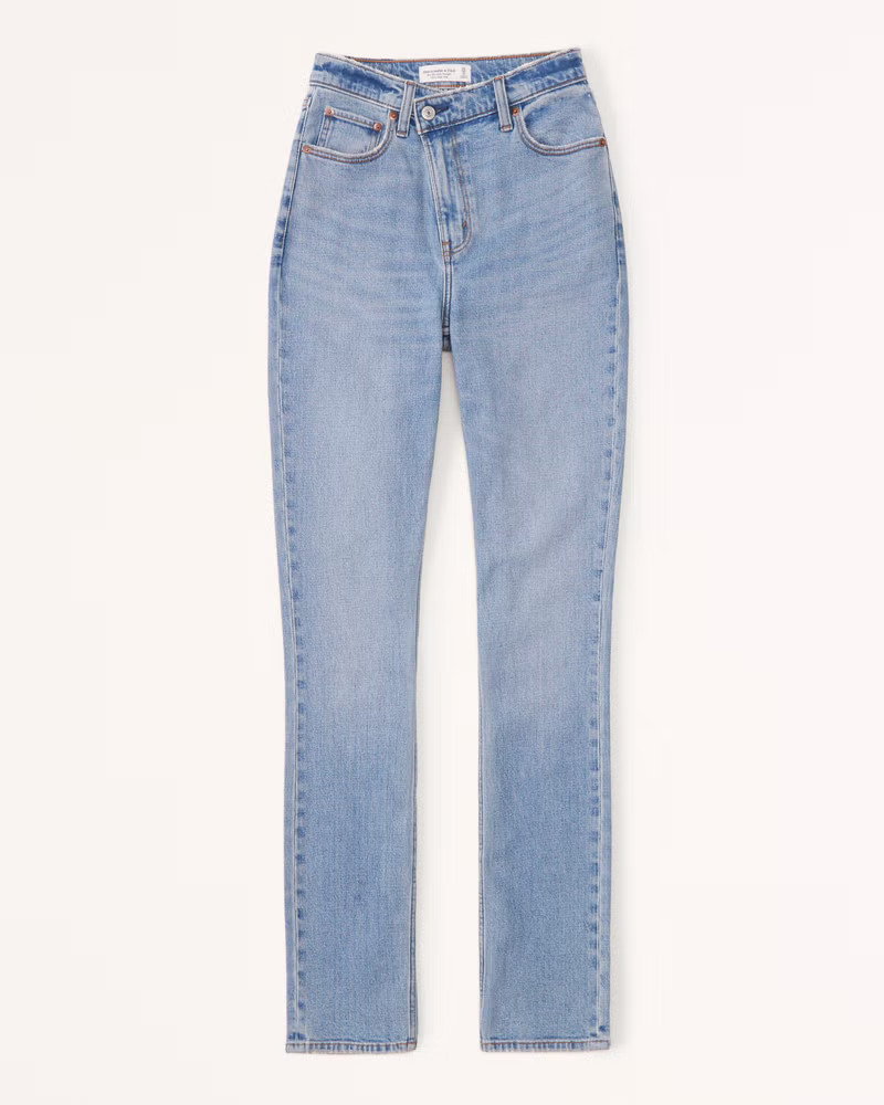 Women's Ultra High Rise 90s Slim Straight Jean | Women's Bottoms | Abercrombie.com | Abercrombie & Fitch (US)