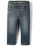 Amazon.com: The Children's Place baby boys And Toddler Stretch Straight Leg Jeans, Aged Indigo Si... | Amazon (US)