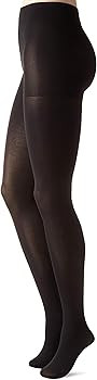 Hanes Women's Curves Sheer Black Tights HSP006 | Amazon (US)