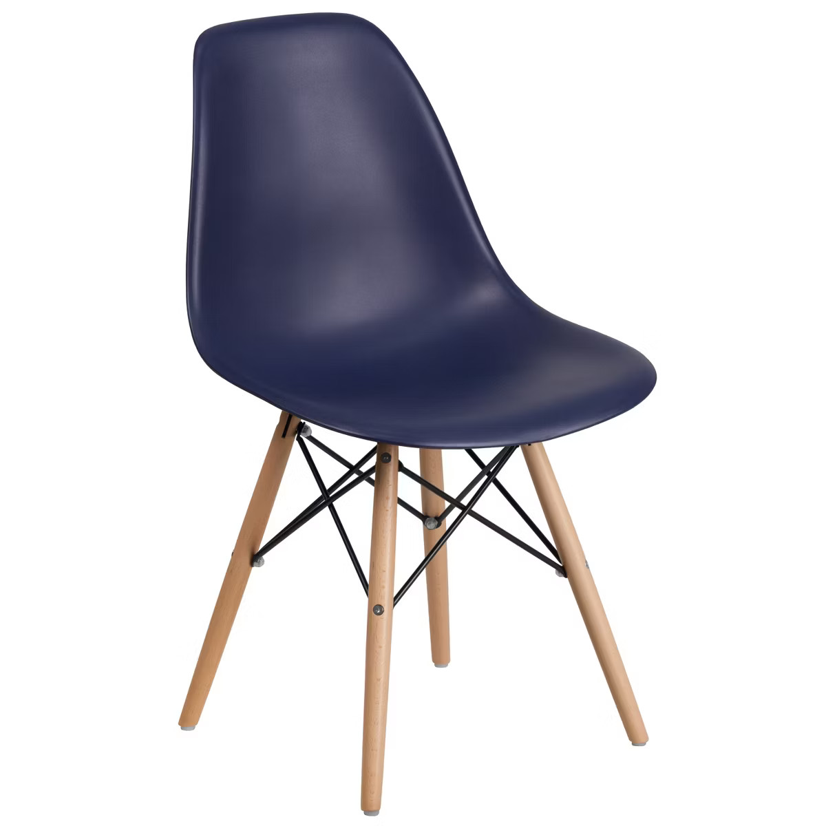 Flash Furniture Elon Series Plastic Chair with Wooden Legs for Versatile Kitchen, Dining Room, Li... | Target