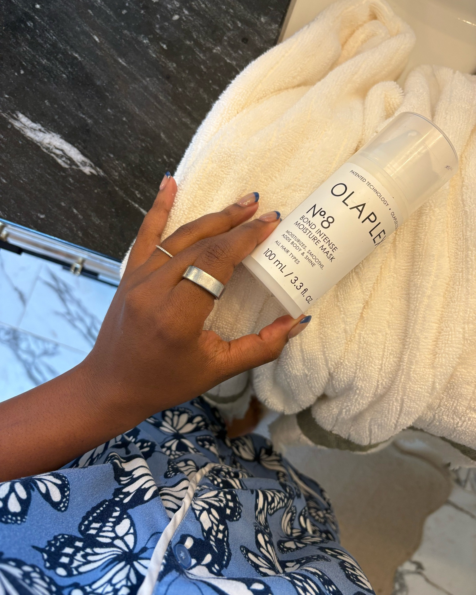Much needed wash day today!

I am sure my (Hair) is thanking me for the moisture mask. I used on it this morning.

Anyone else fans of Olaplex out there? I finally got my husband, and I knew towels after using the most ratty, stained ones ever for the past year!

They are so soft! I have never used a softer towel before!

#LTKgrwm #LTKselfcare #LTKHome