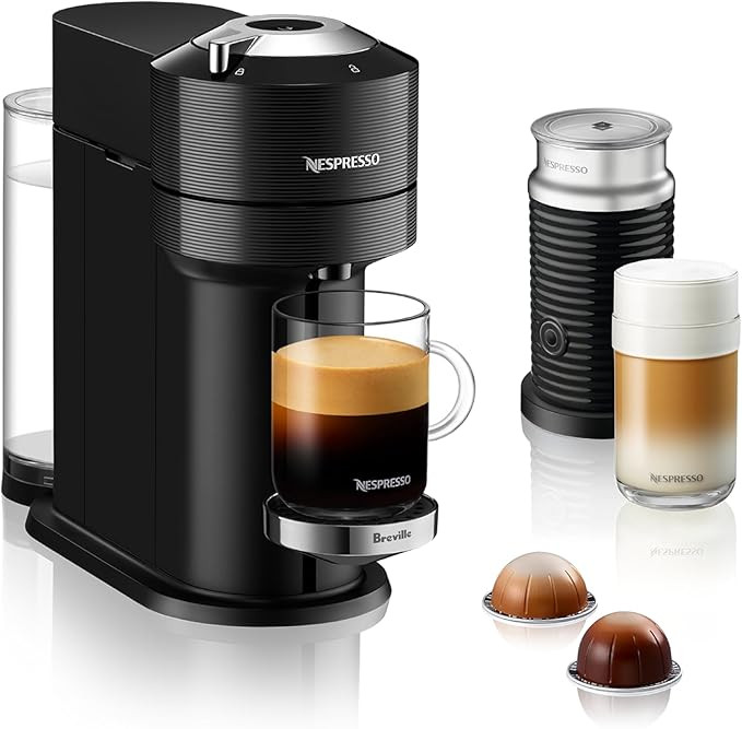 Nespresso Vertuo Next Premium Coffee and Espresso Maker by Breville with Aeroccino Milk Frother | Amazon (US)