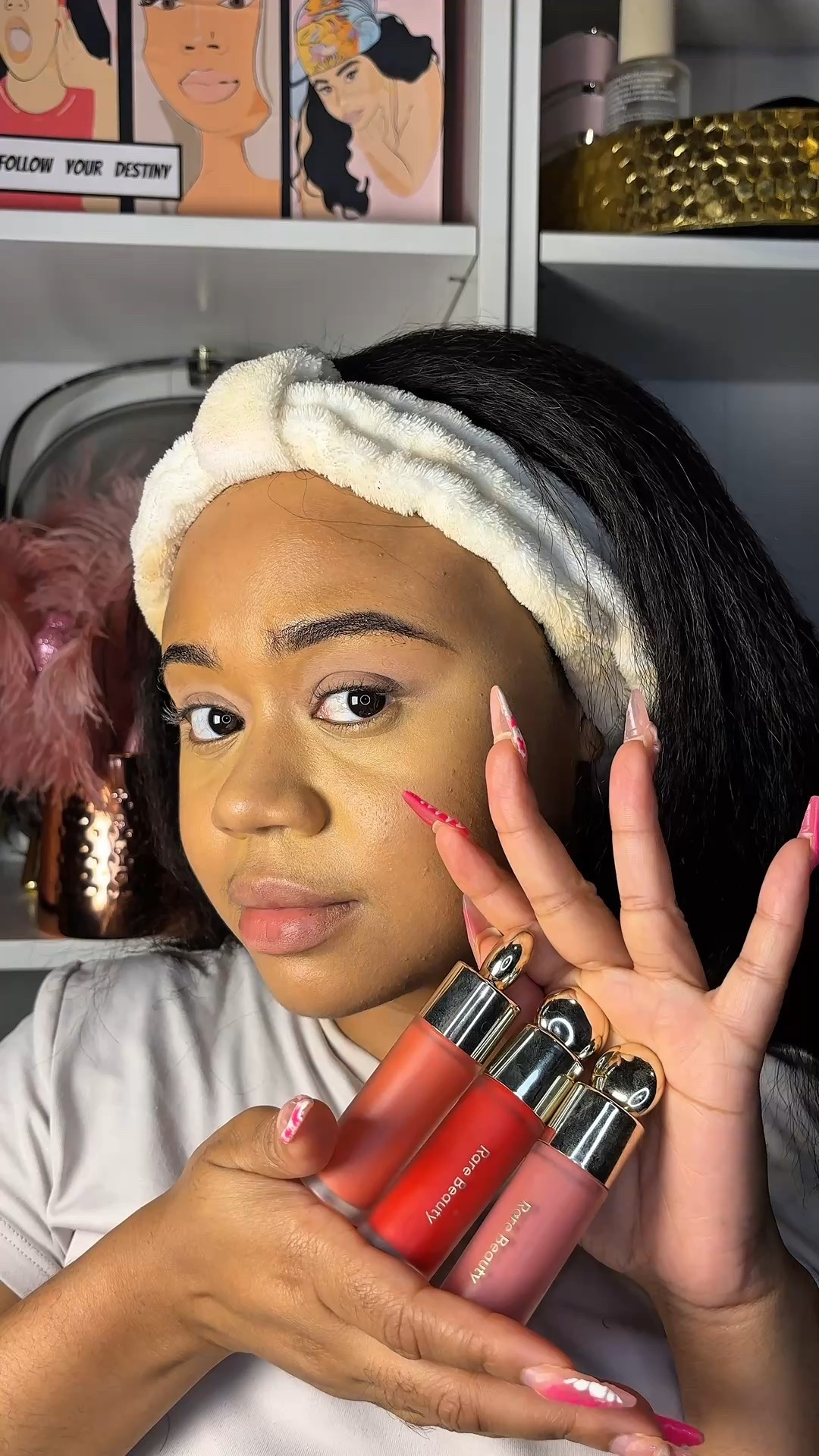 Rare beauty liquid blushes for the girls 💕