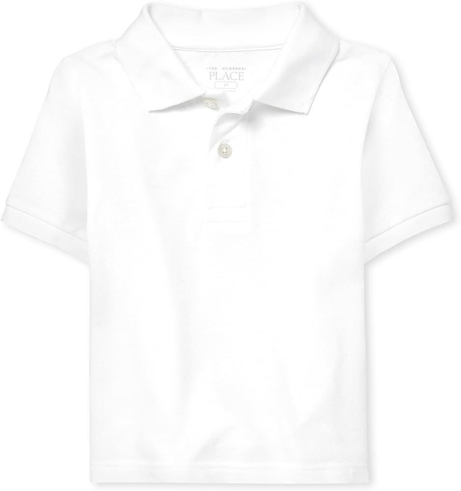The Children's Place baby boys Fashion Color Short Sleeve Pique Polo | Amazon (US)