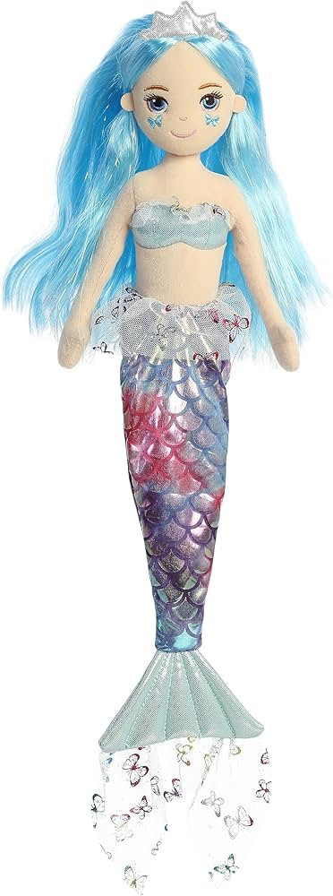 Aurora® Enchanting Sea Sparkles™ Cheekys™ Butterfly Stuffed Animal - Imaginative Play - Magi... | Amazon (US)