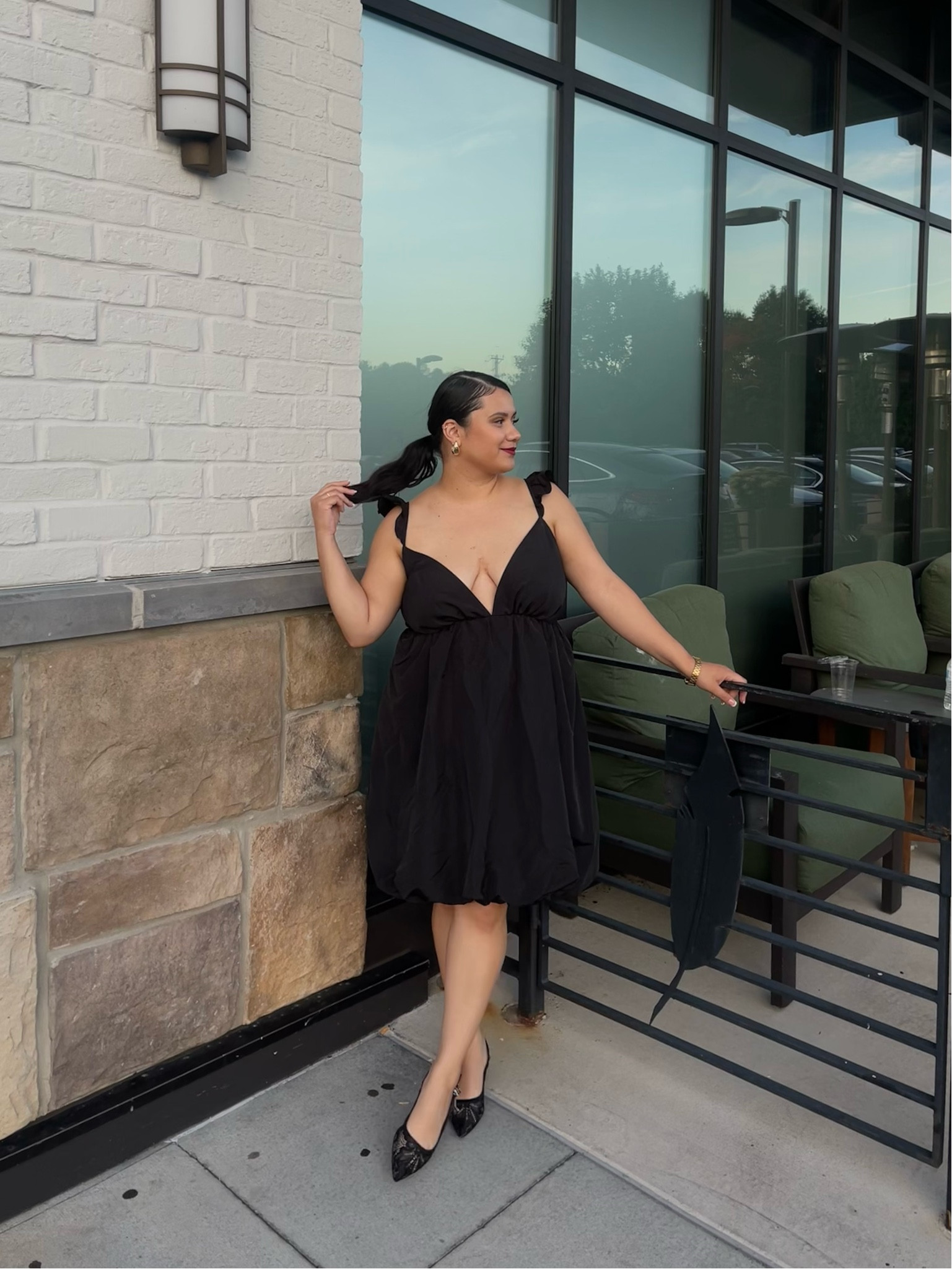 little black bubble dress with dior dupe kitten heels fall style fall fashion outfit inspo for birthday date night out

#LTKSeasonal #LTKNYFW #LTKFallSale