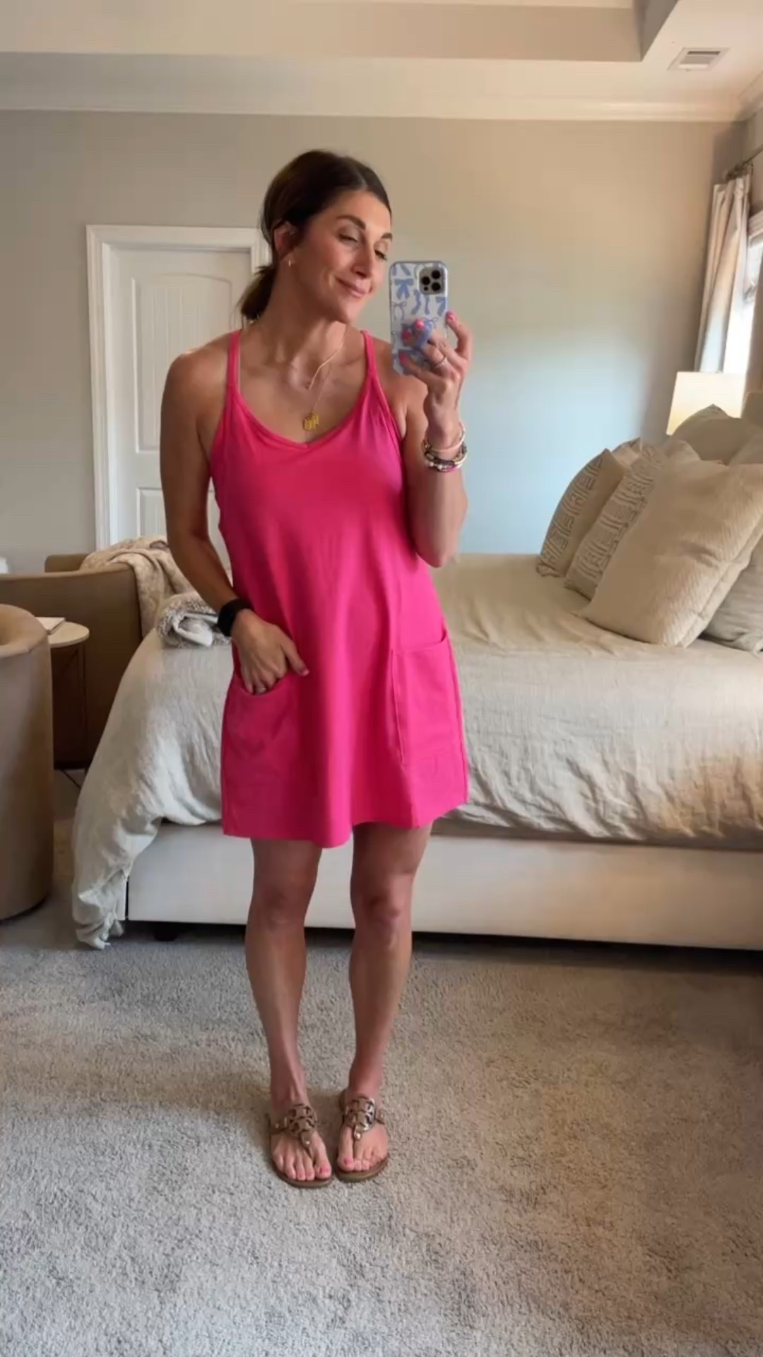 This athletic dress is perfect for comfy cute everyday mom life! Pockets in the dress and full leotard underneath. Adjustable racerback straps. Fits so well. TTS. Wearing a small

Shoes and jewelry also linked 

Amazon fashion | athletic dress | mom life | active | fitness | athleisure | biker shorts | comfy | cute | Tory Burch miller flats | sandals | accessories | jewelry | bracelets | cross | tiny tags | personalized 



#LTKStyleTip #LTKActive #LTKSaleAlert