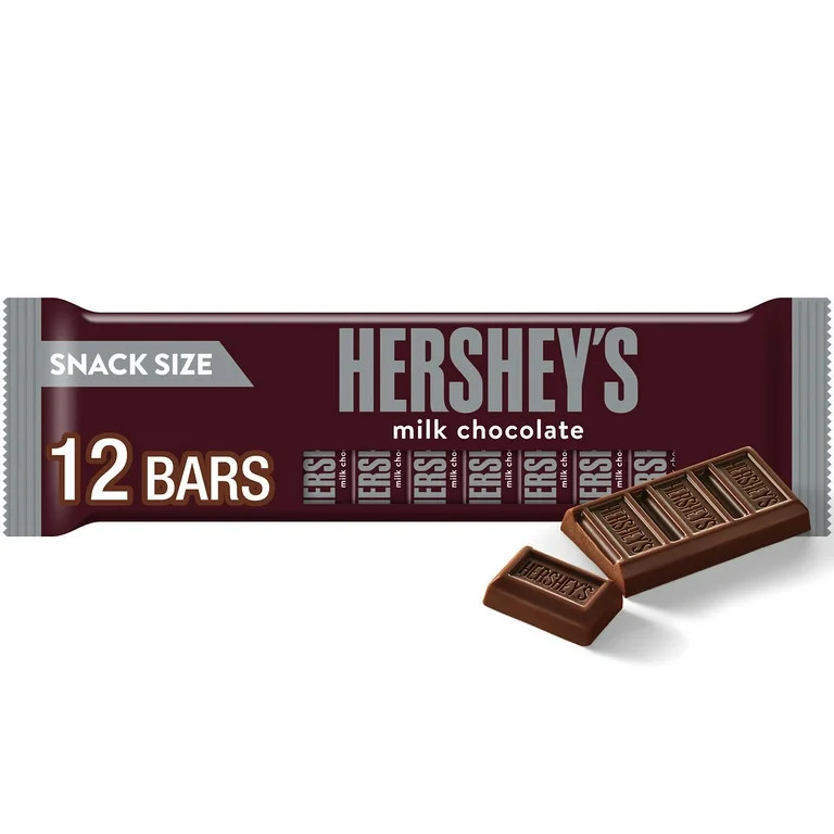 Visit the Hershey's Store4.7 stars out of 1908 reviews(4.7)|1,908 Hershey's Milk Chocolate Snack ... | Walmart (US)