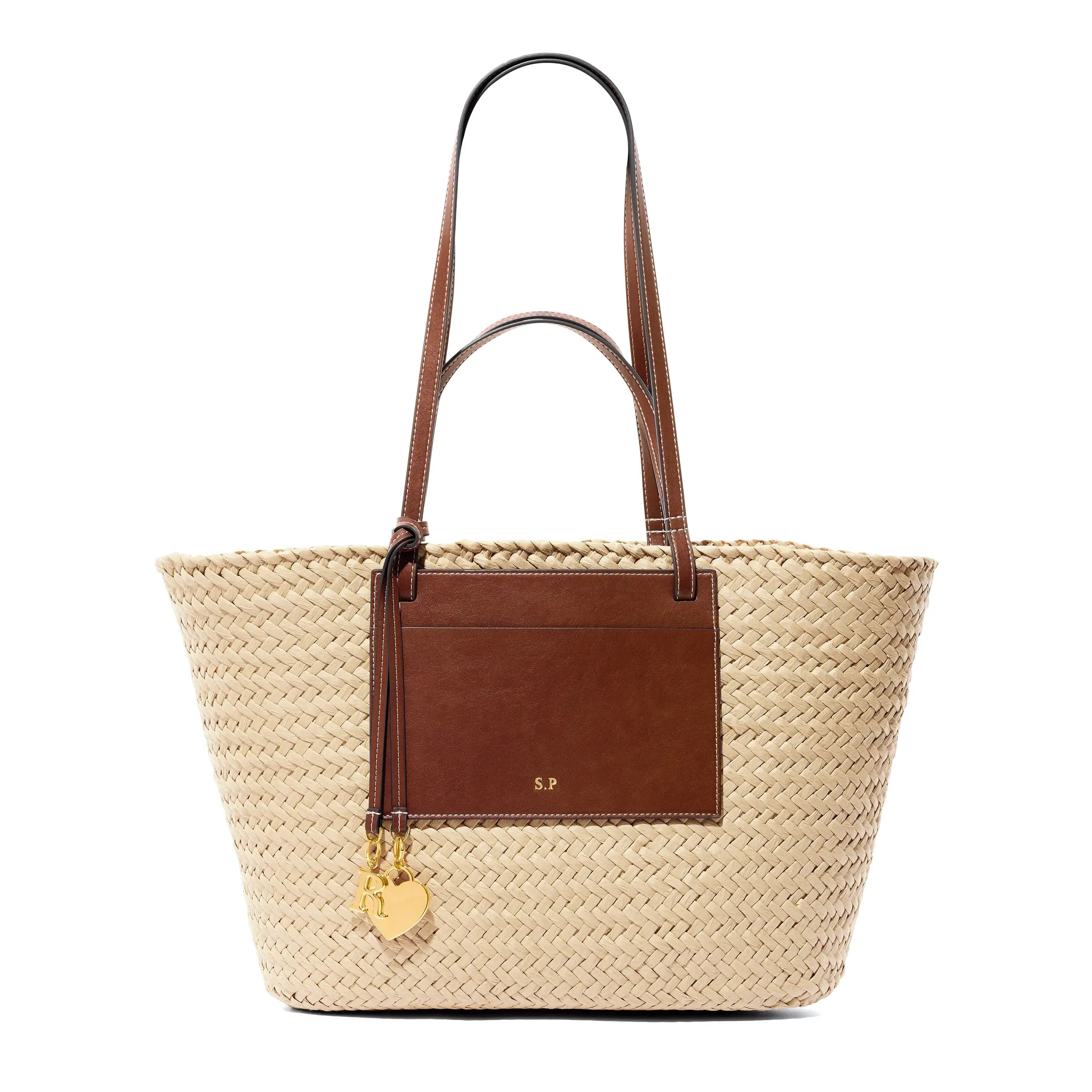 Personalised Raffia Bag | Summer Tote | Beach Bag | Abbott Lyon
