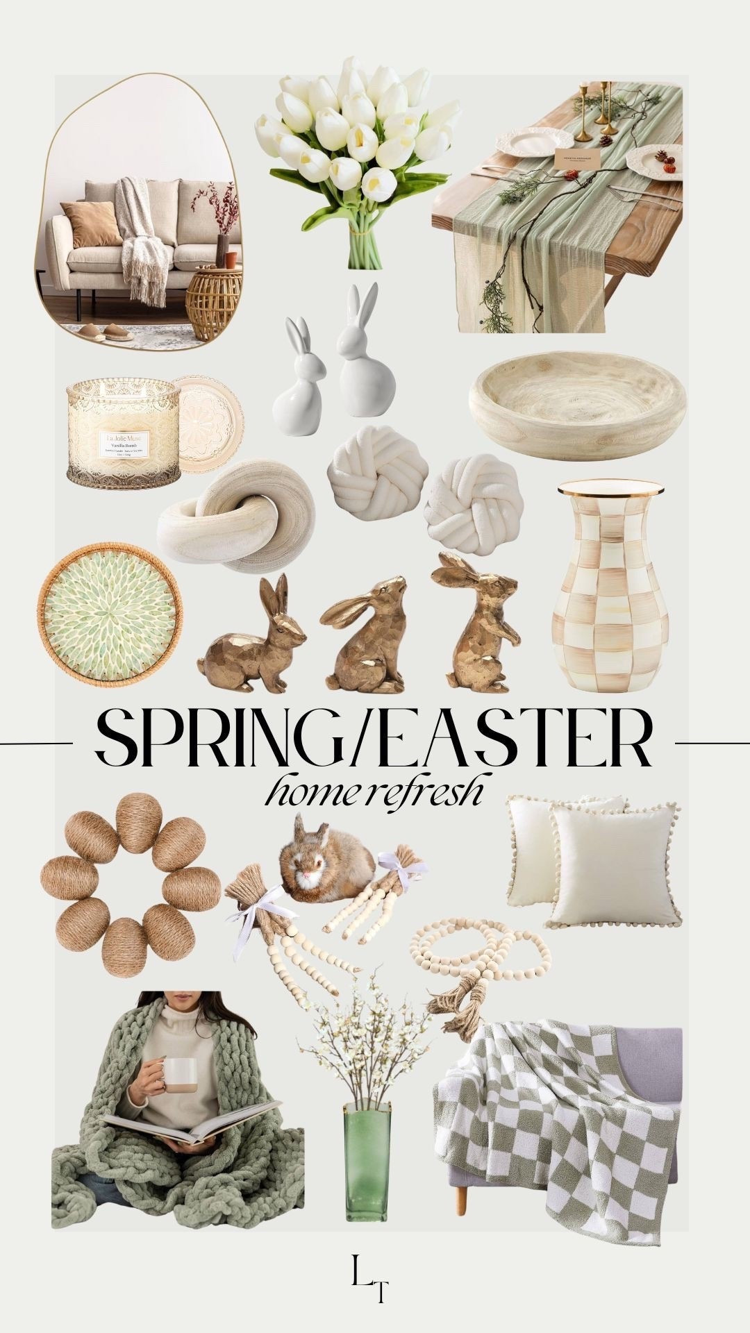 Spring/Easter Home Refresh 🌱

#LTKHome #LTKU #LTKOver40