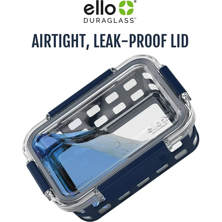 Ello 3.4 Cup 10Pc, 5 Pack Glass Meal Prep Sets Leak-Proof Glass Food Storage Containers with Airt... | Walmart (US)