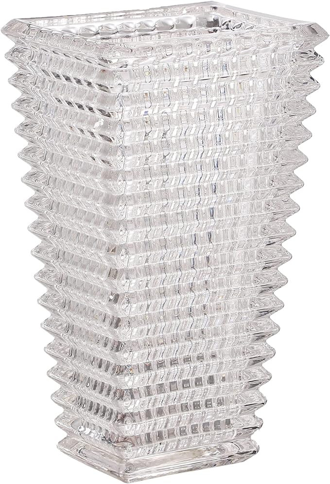 MCMCNCUIU Crystal Vase, Large Crystal Vase for Flowers, Clear Glass Vase, Large Flower Vase, Mode... | Amazon (US)