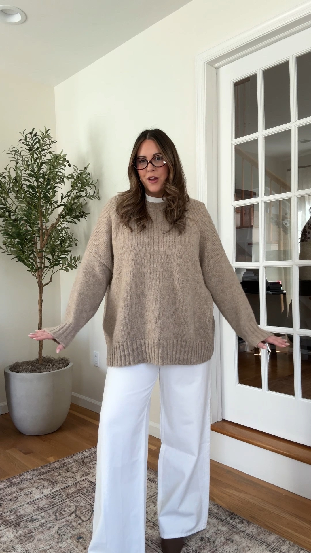Jenni Kayne sweater is a FAVE! Wearing M and sized up one to a 30L in jeans (don’t NEED to size up but I prefer to w white denim)  

#LTKSaleAlert #LTKSeasonal #LTKSpringSale