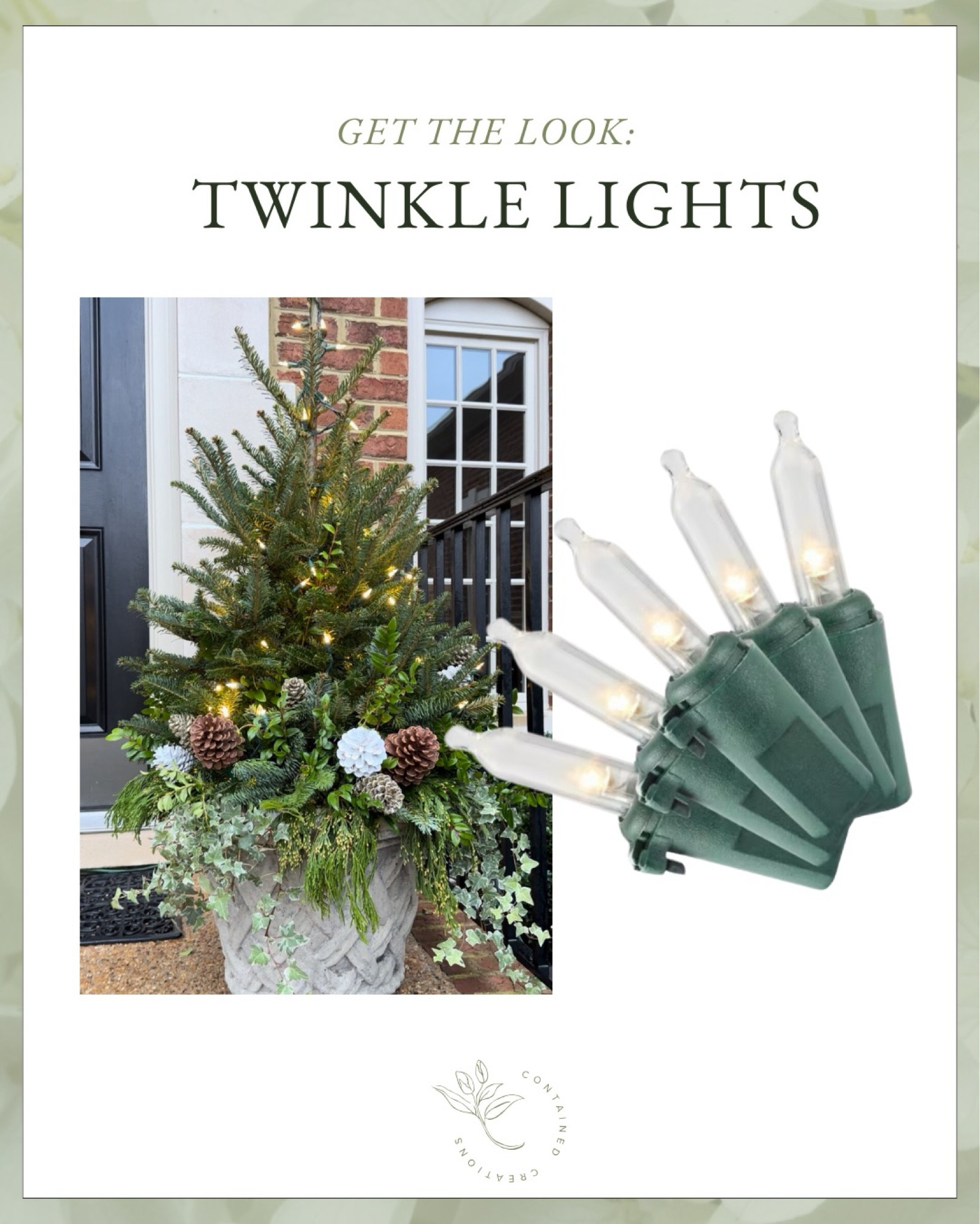 The perfect amount of twinkle for your winter container gardens!

#LTKHoliday #LTKSeasonal #LTKhome