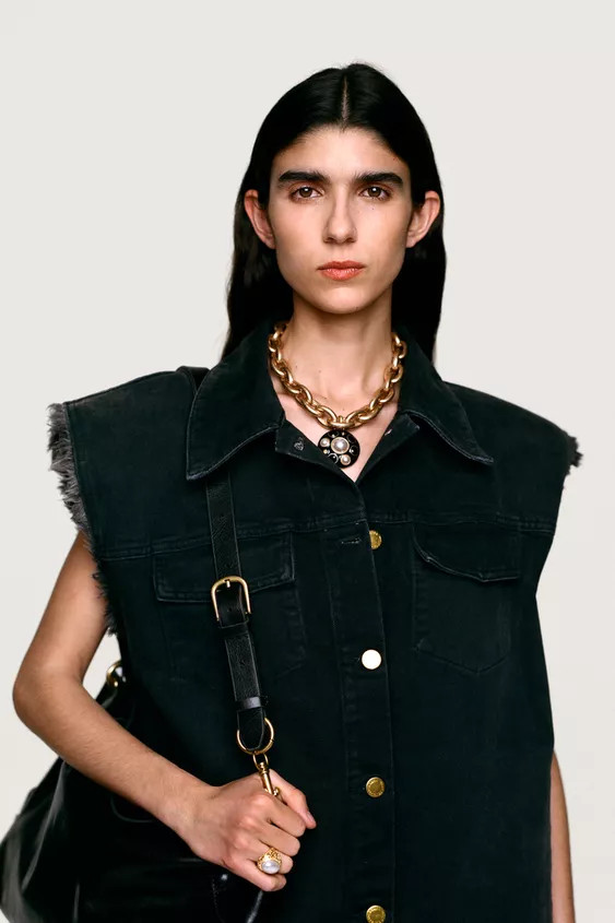 WILLY CHAVARRIA X ZARA SLEEVELESS DENIM DRESS | Zara US