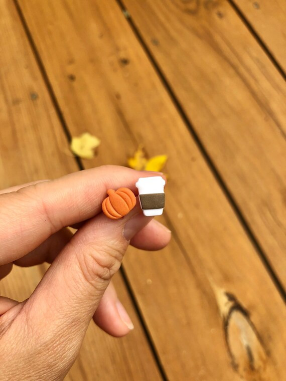 Pumpkin Spice | PSL | Pumpkin Earrings | Coffee Earrings | Etsy (US)