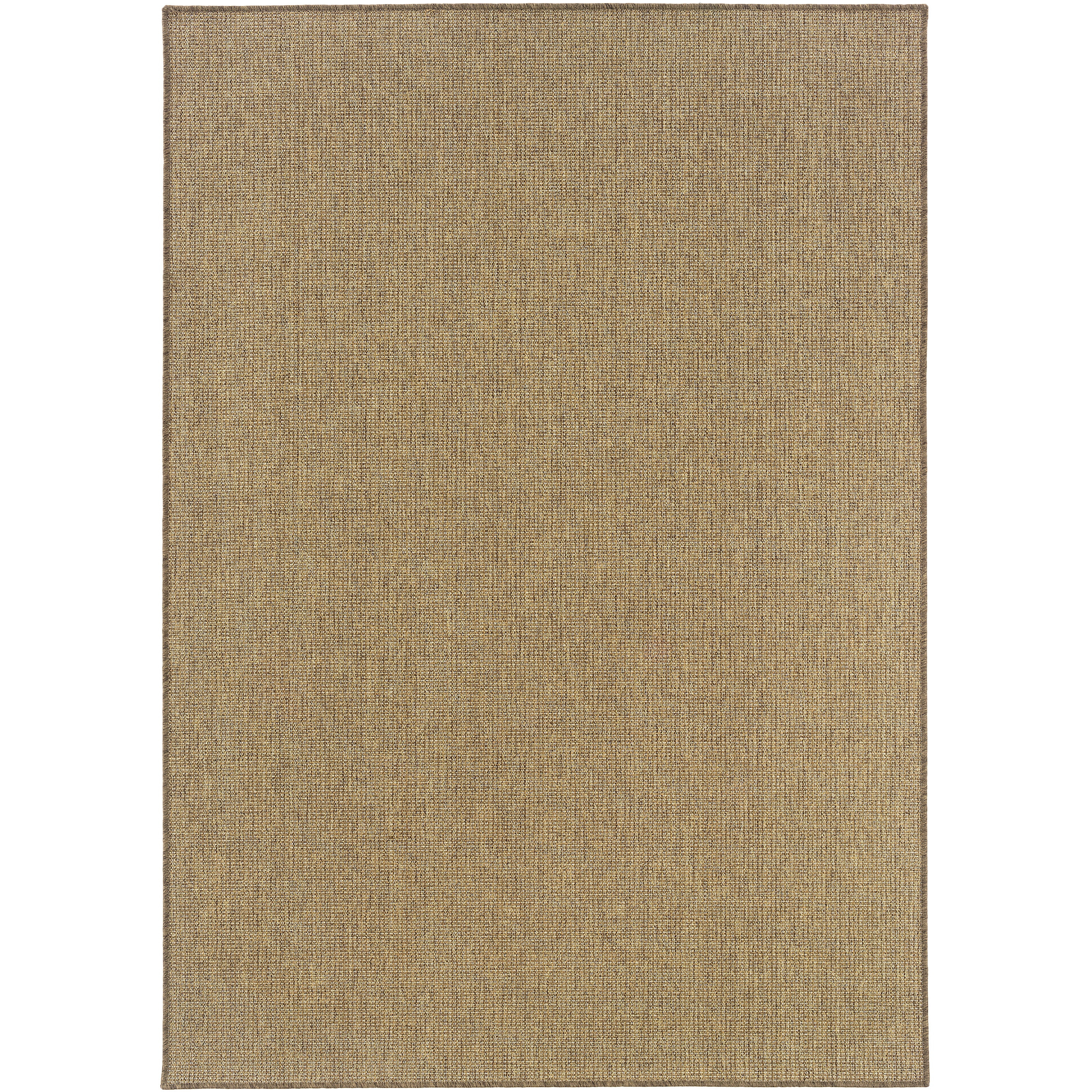 Colby Solid Outdoor Area Rug, Tan/ Tan, 4' x 6' | Walmart (US)