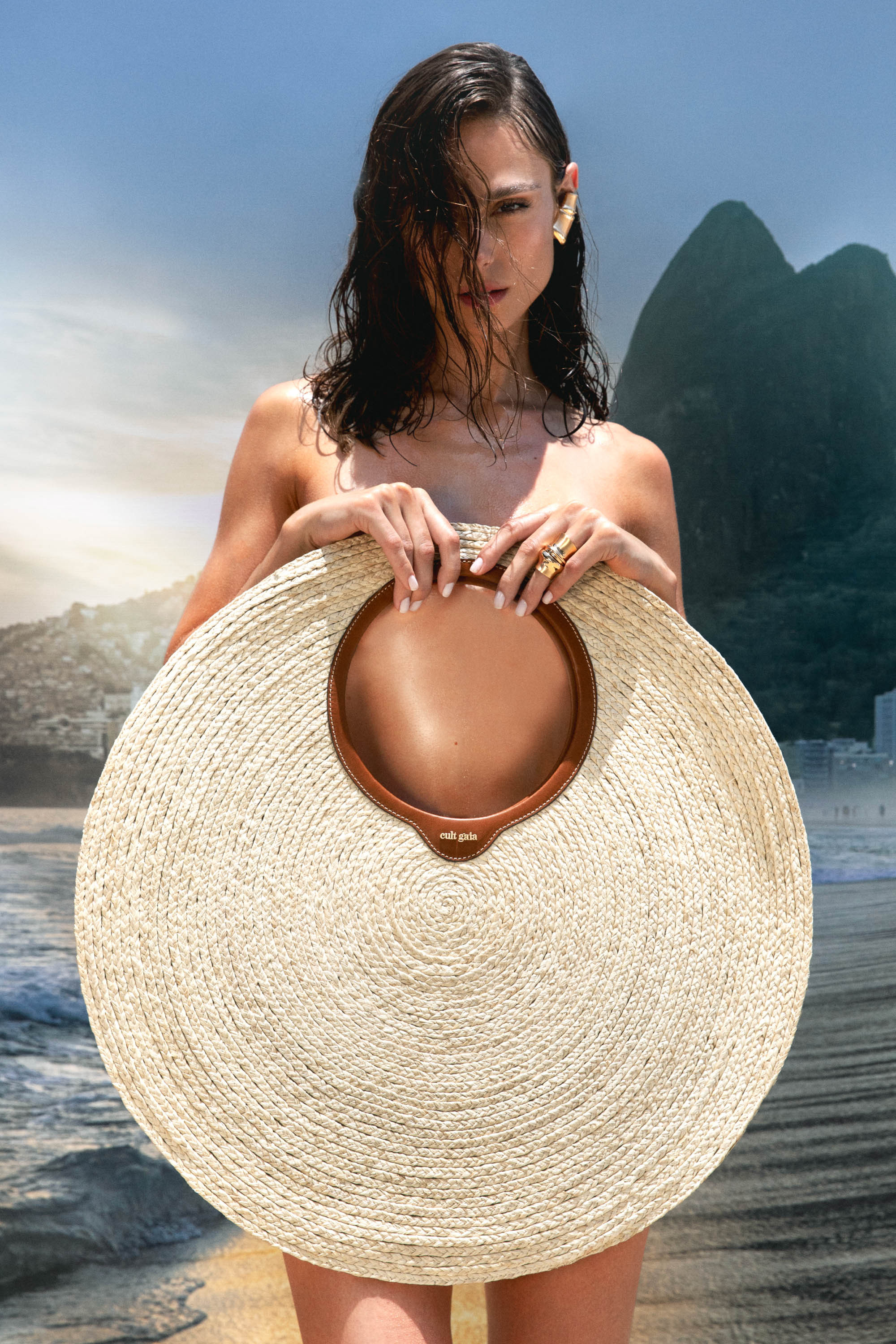 AMUN SHOULDER BAG - NATURAL | Cult Gaia - US