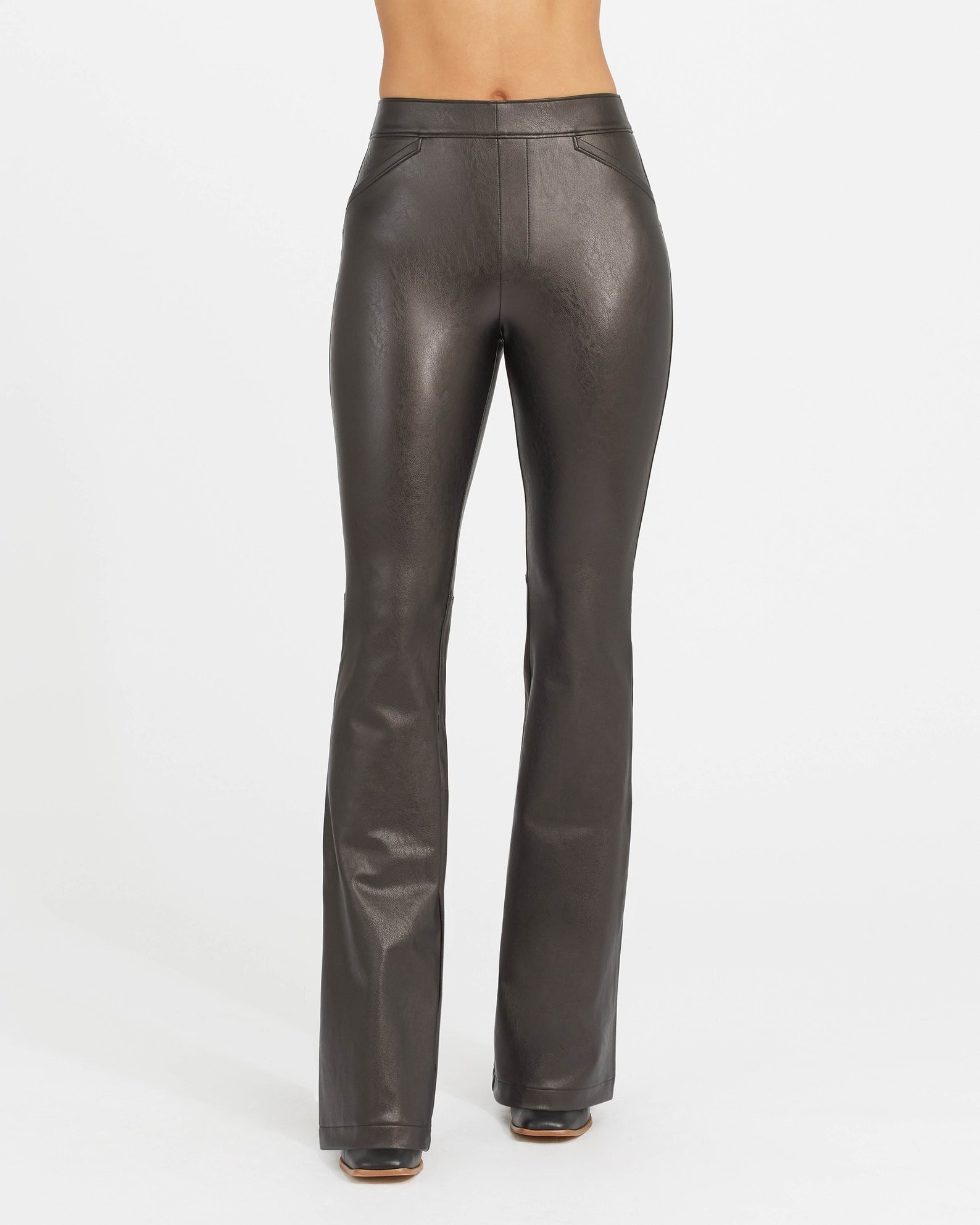 Leather-Like Flare Pant | Spanx