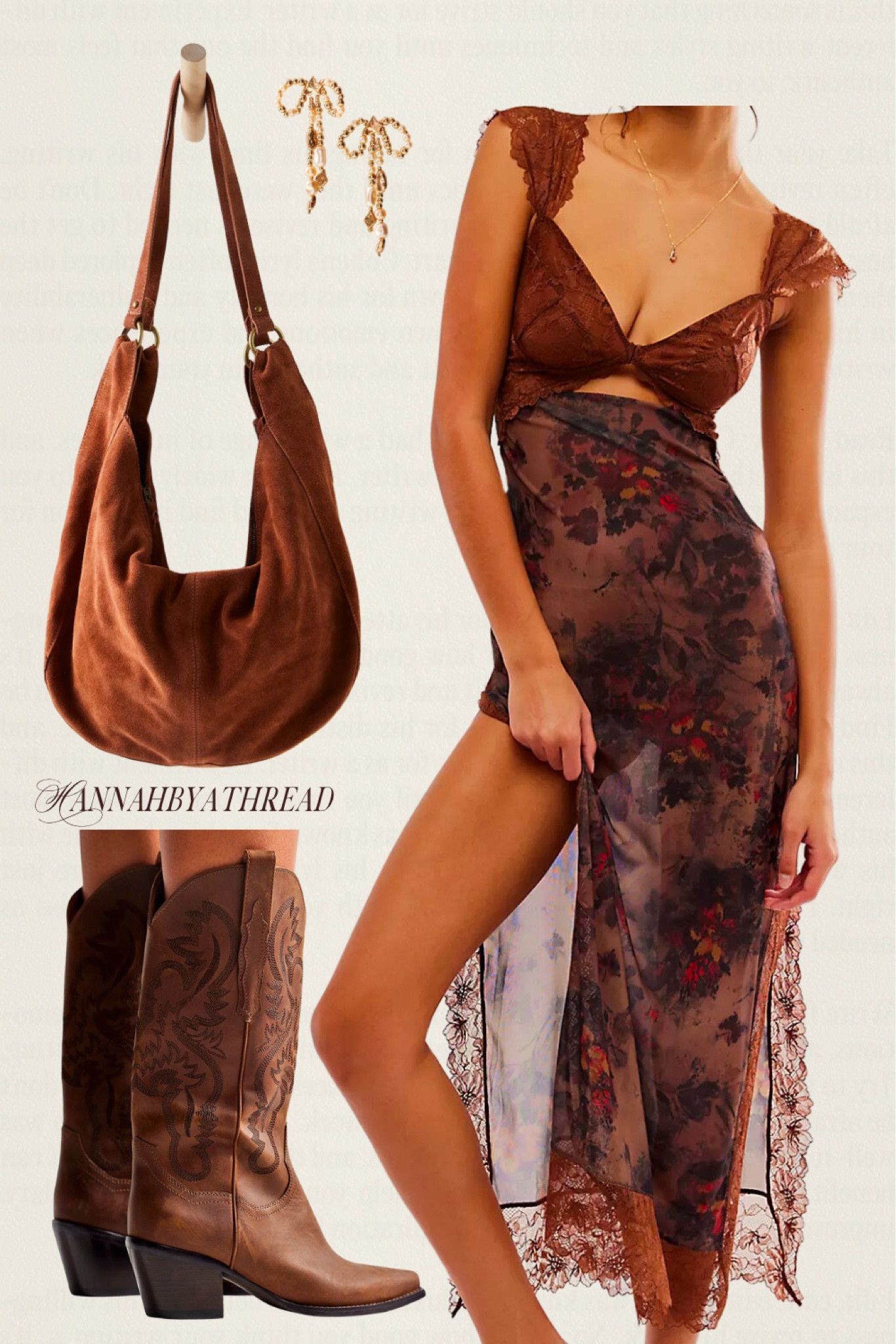 Not-so-basic Valentine’s Day outfit 🤎

Free People, date night outfit, western boots, cowboy boots, wedding guest dress, vacation outfits, feminine outfit, bow earrings, bow trend, floral print, outfit ideas

#LTKshoecrush #LTKfindsunder100