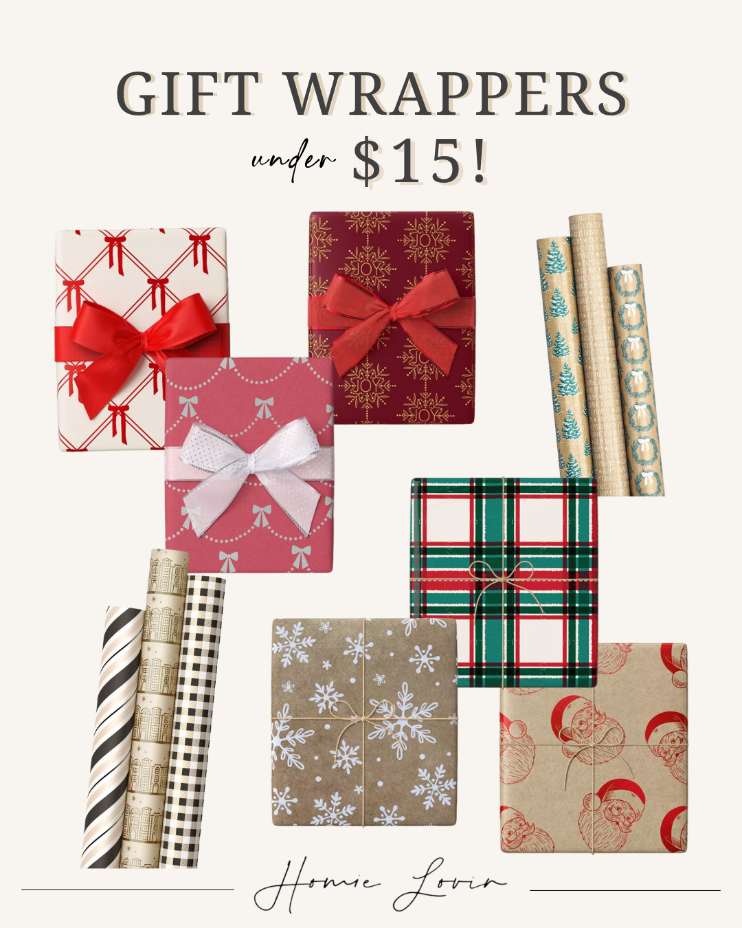 Target Gift Wrappers under $15!

Gift, gift idea, gift guide 

 #Target #Wondershop #LTKGiftGuide #LTKHoliday #LTKFindsUnder50