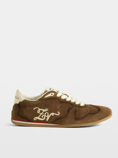 ZV Dance Cognac Leather Sneakers | Zadig&Voltaire | Zadig et Voltaire (US)