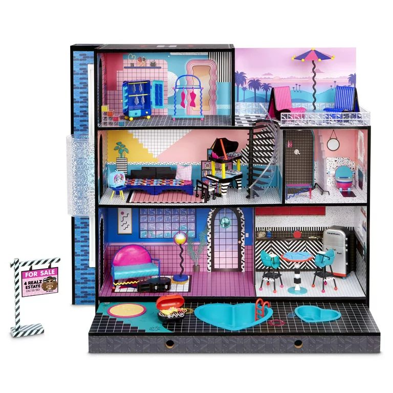 LOL Surprise OMG House Dollhouse With 85+ Surprises Made from Real Wood – Great for Kids Ages 4... | Walmart (US)