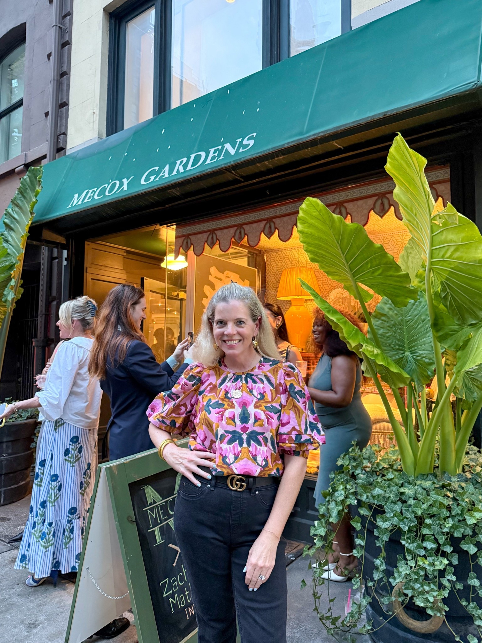 Upper East Side event at Mecox Gardens!
I'm wearing a great top for FALL!

#LTKSeasonal #LTKParties #LTKOver40