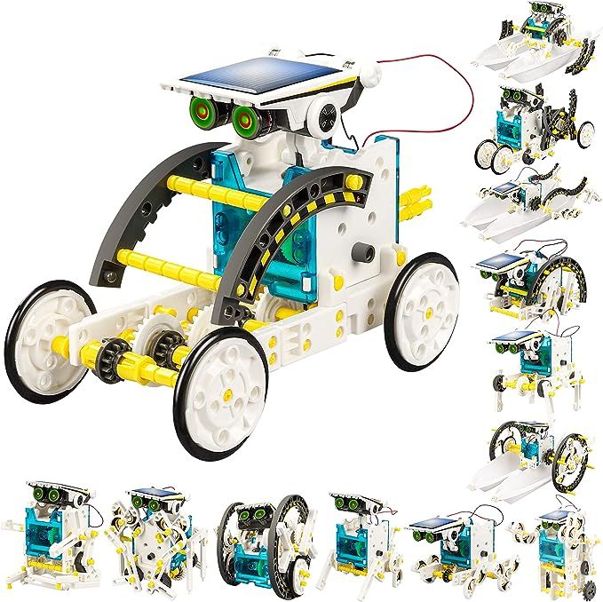 STEM 13-in-1 Solar Power Robots Creation Toy, Educational Experiment DIY Robotics Kit, Science To... | Amazon (US)