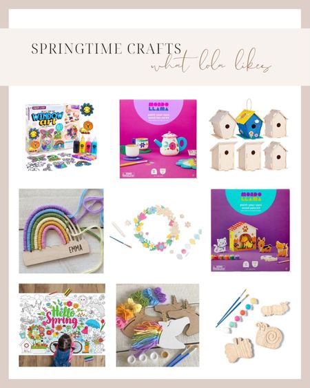 Spring themed crafts for the girlies!

#LTKkids #LTKSeasonal #LTKFind