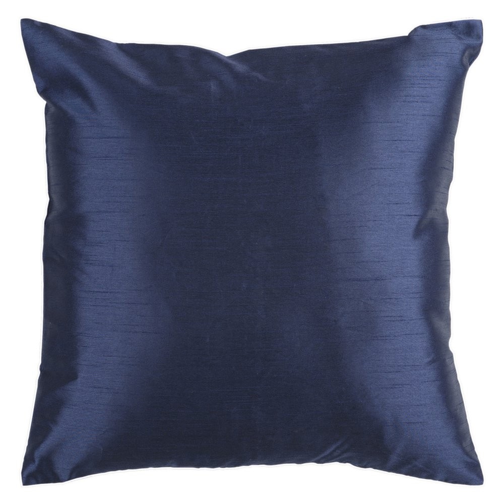 Surya Silk Lane Decorative Pillow - Navy | Hayneedle