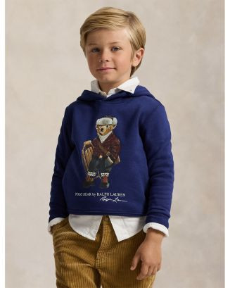 Ralph Lauren Boys' Polo Bear Fleece Hoodie - Big Kid, Little Kid  | Bloomingdale's Kids | Bloomingdale's (US)