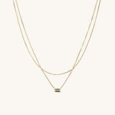 Layered Aquamarine Necklace - C$180 | Mejuri (Global)