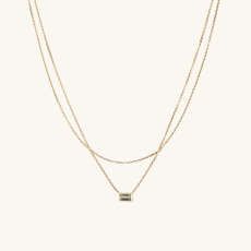 Layered Aquamarine Necklace | Mejuri (Global)