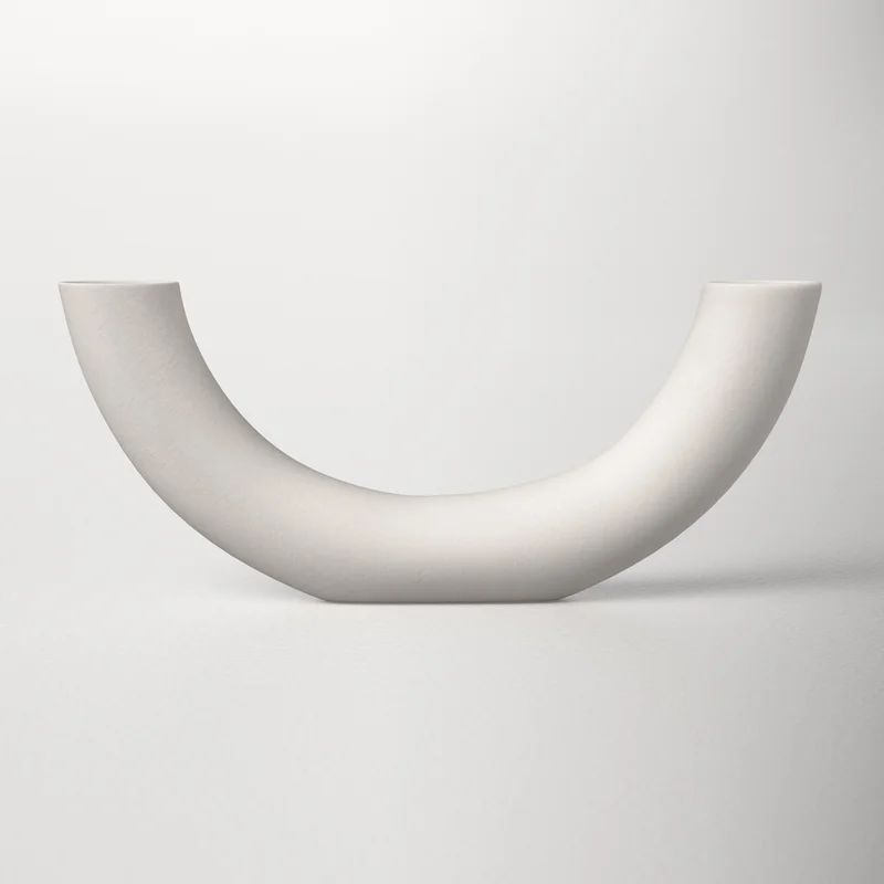 Ritter Off-White Ceramic Table Vase | Wayfair North America
