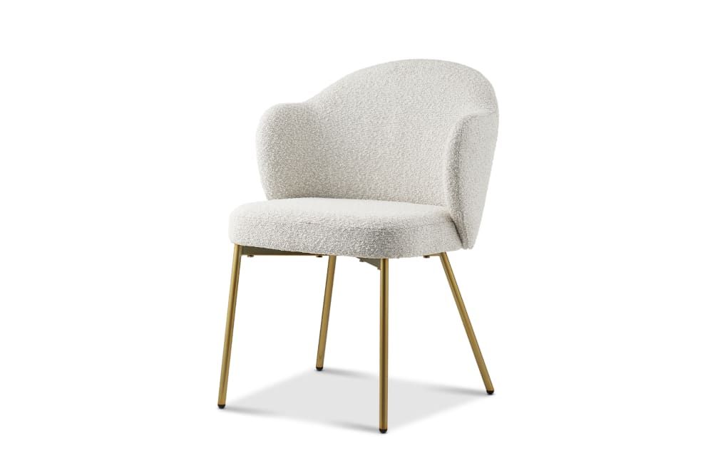 Simone Performance Bouclé Chair | Castlery | Castlery (AU)