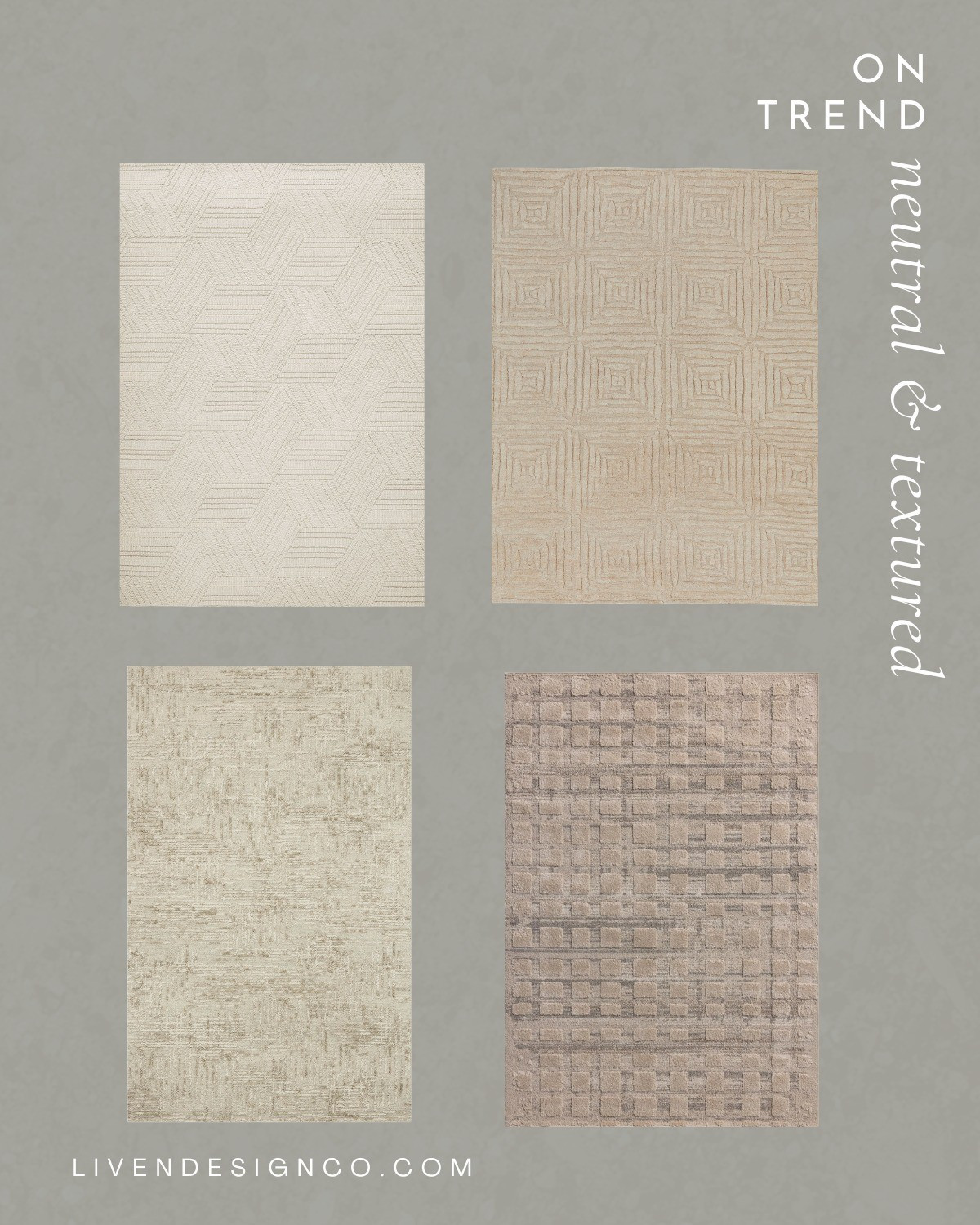 Neutral textured area rug. Beige rug. Modern rug. 

#LTKSeasonal #LTKHome #LTKSaleAlert